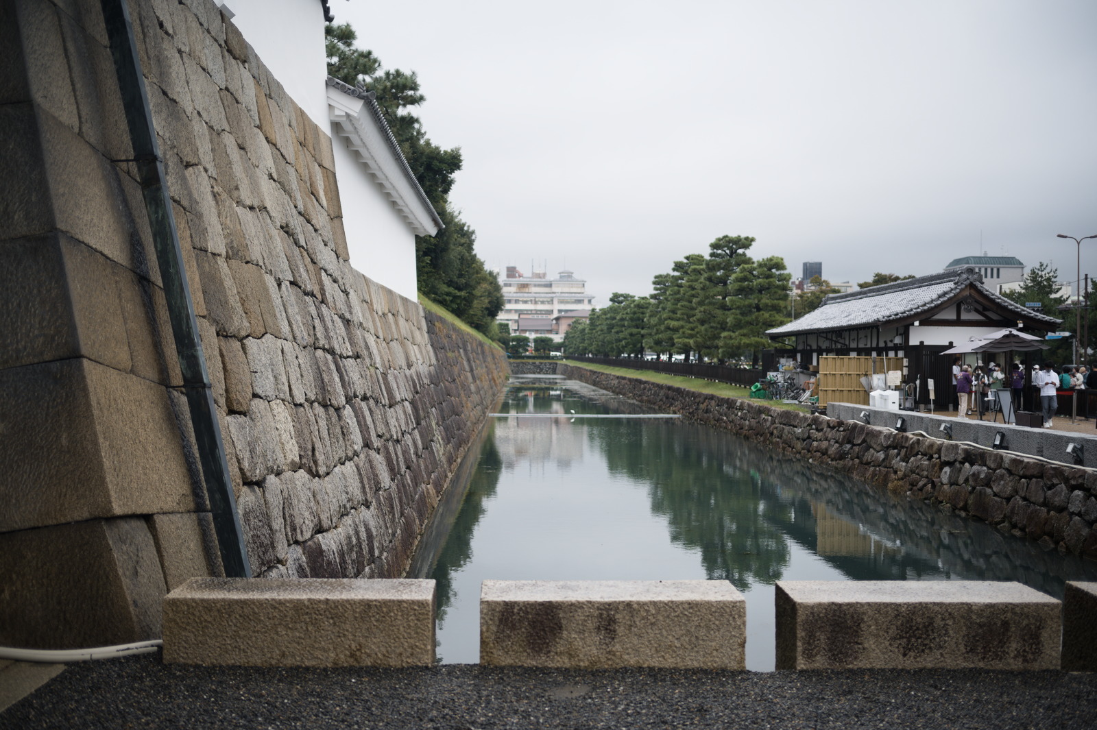something still peaceful about a military structure moats